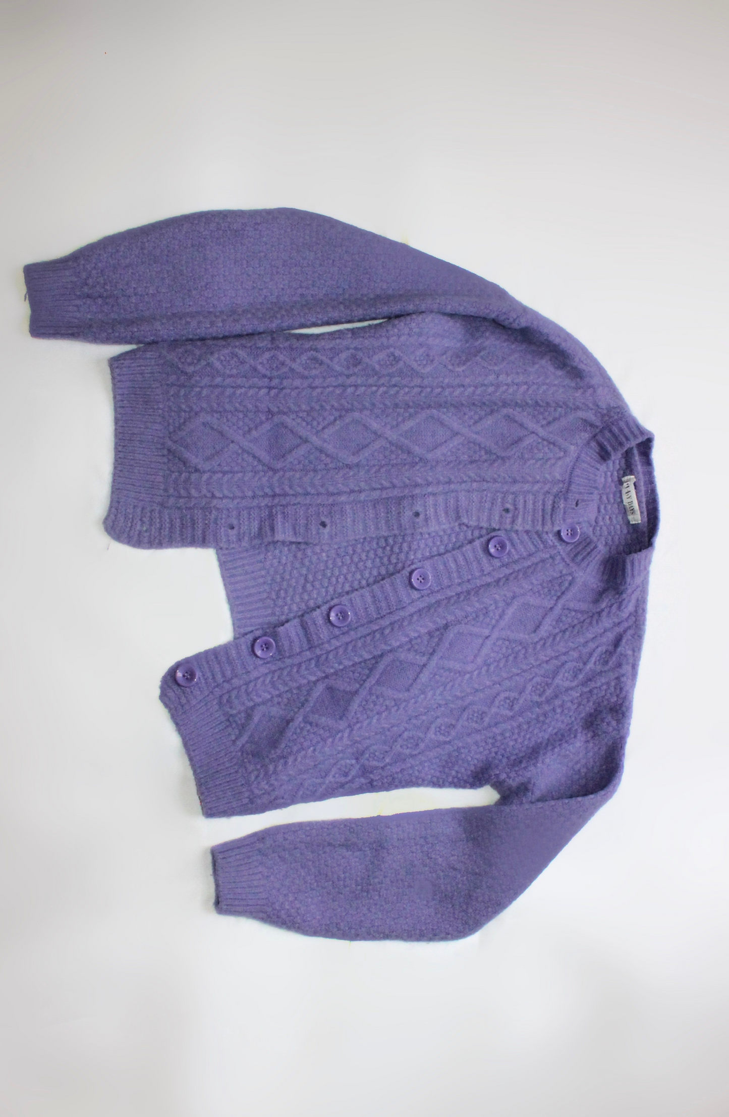 Cardigan Pénélope lilas